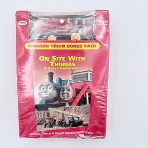 Thomas And Friends On Site With Thomas (DVD, 2006) Wooden Train Bonus Pack
